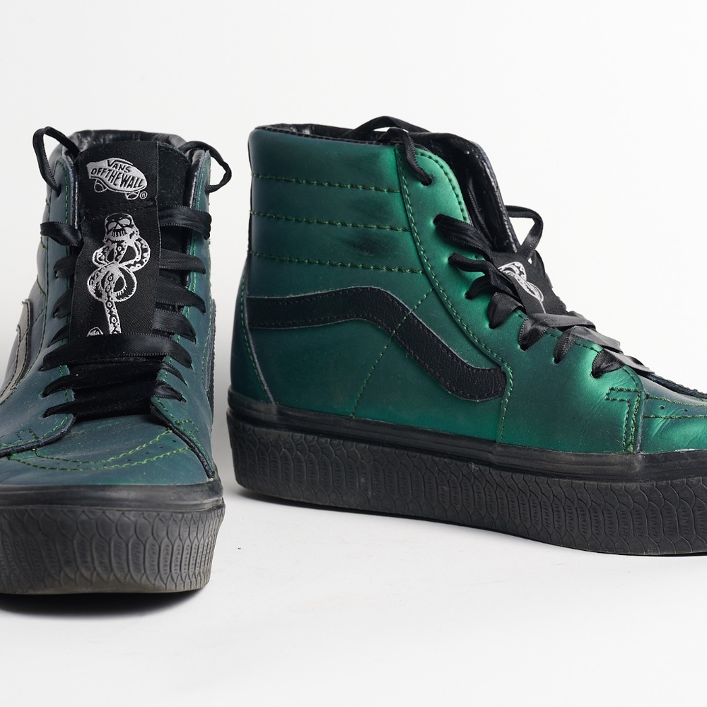 Limited Edition Van's Harry Potter Slytherin Hi-Tops